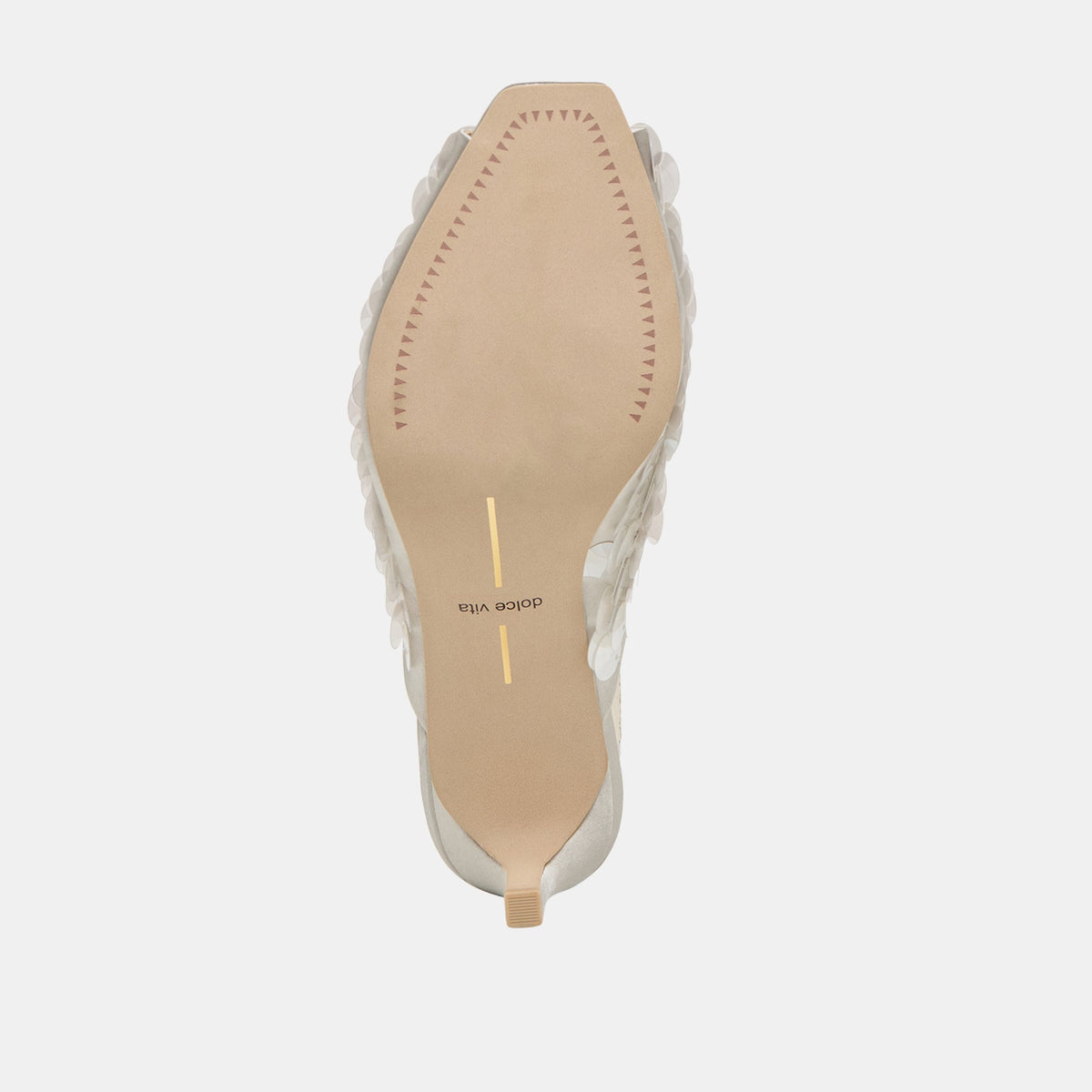 Dolce Vita SHOES Samary Confetti Silver Satin Heels