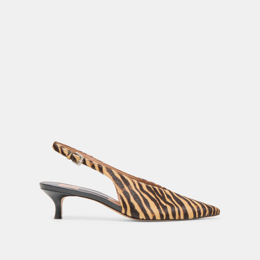 Dolce Vita SHOES Alenna Tiger Calf Hair Heels