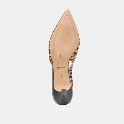 Dolce Vita SHOES Alenna Tiger Calf Hair Heels