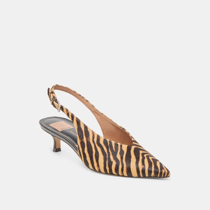 Dolce Vita SHOES Alenna Tiger Calf Hair Heels
