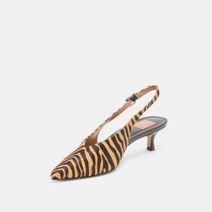Dolce Vita SHOES Alenna Tiger Calf Hair Heels