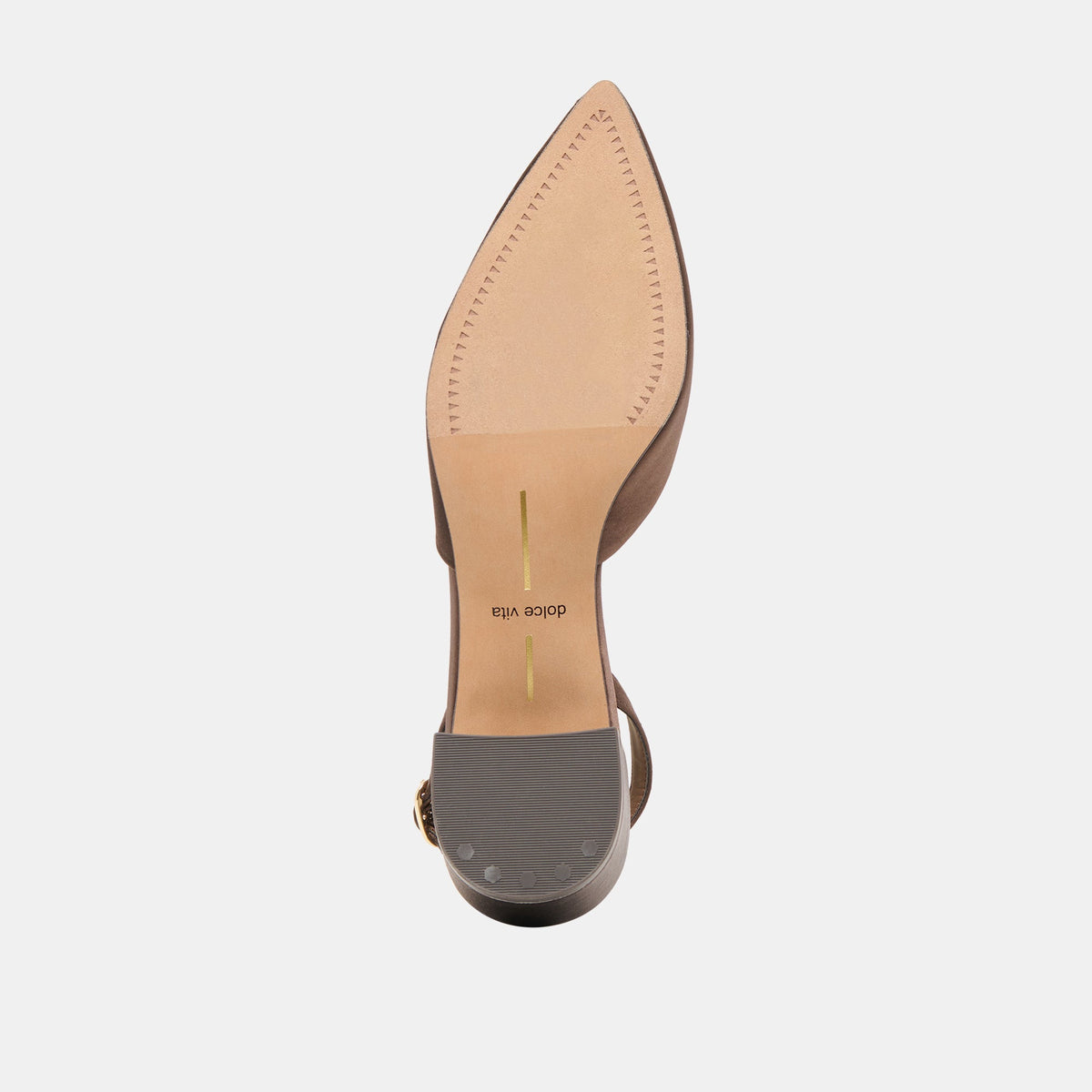 Dolce Vita SHOES Carel Dk Brown Satin Heels