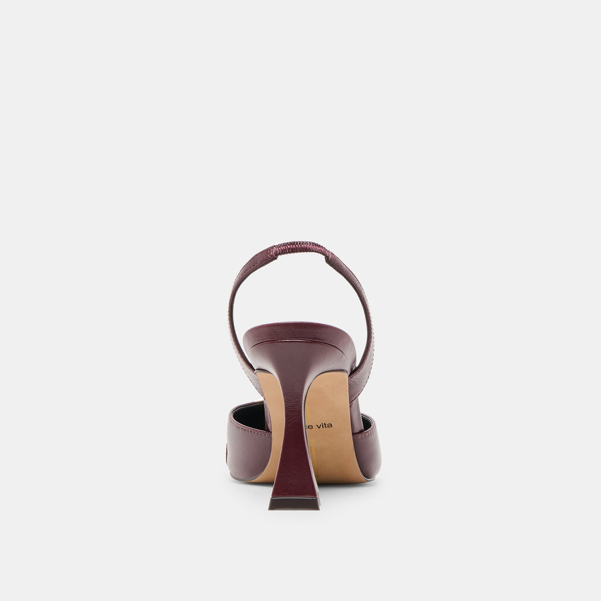 Dolce Vita SHOES Malik Cranberry Crinkle Patent Heels
