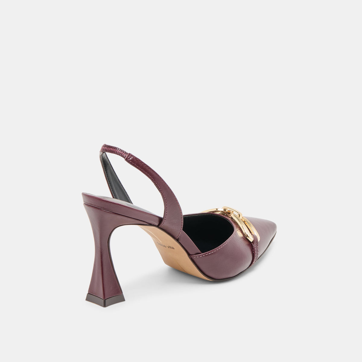 Dolce Vita SHOES Malik Cranberry Crinkle Patent Heels