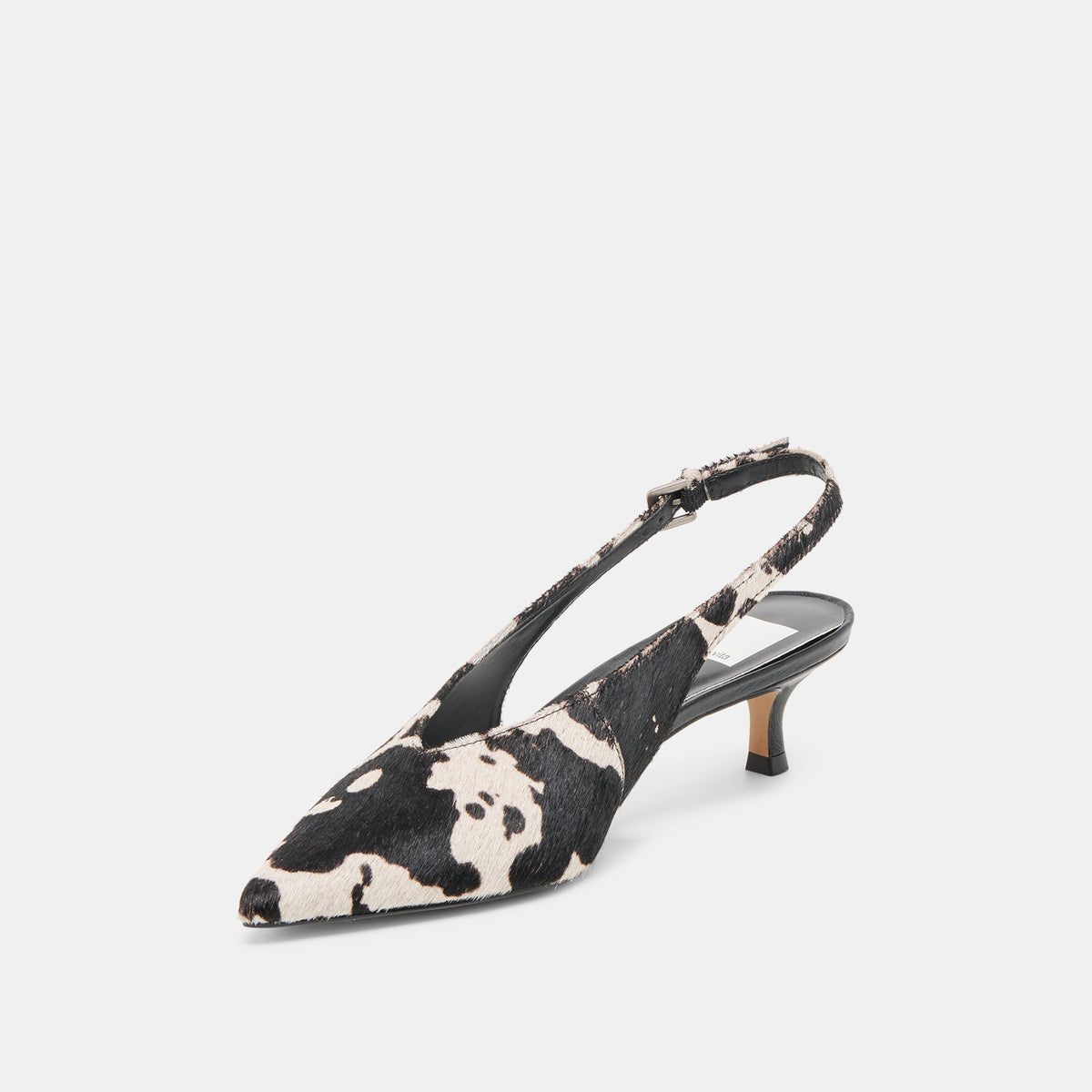 Dolce Vita SHOES Alenna Black White Taurus Calf Hair Heels