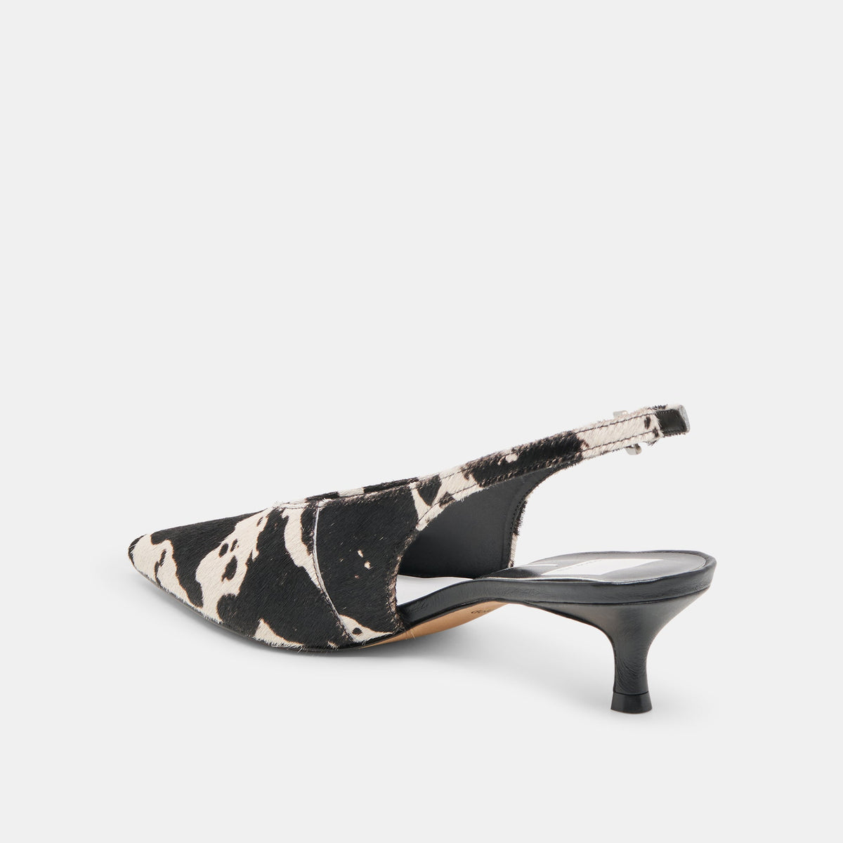 Dolce Vita SHOES Alenna Black White Taurus Calf Hair Heels