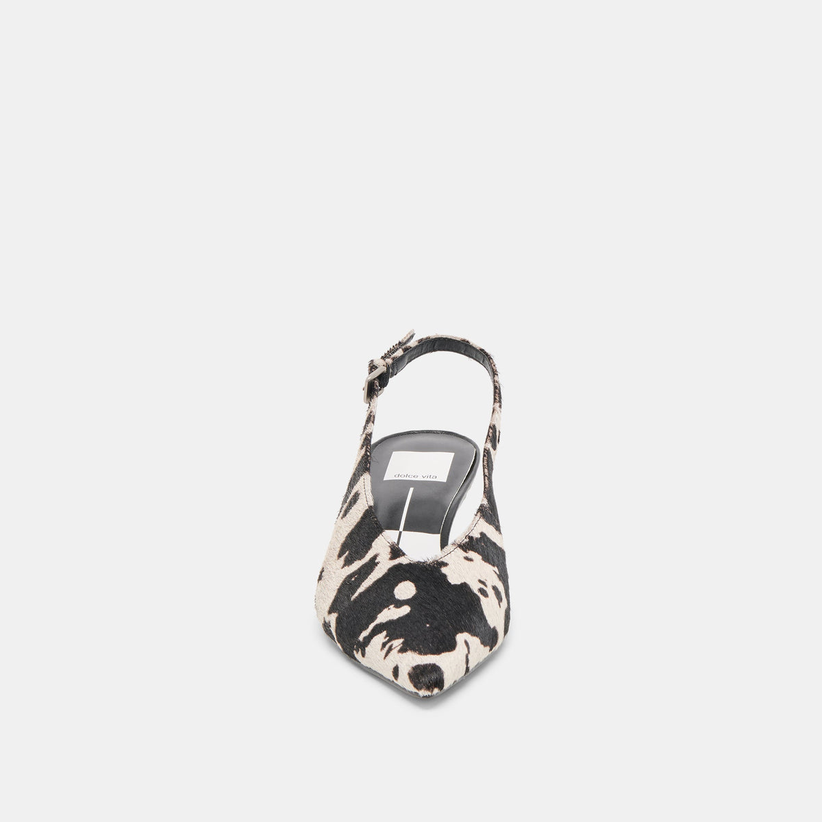 Dolce Vita SHOES Alenna Black White Taurus Calf Hair Heels