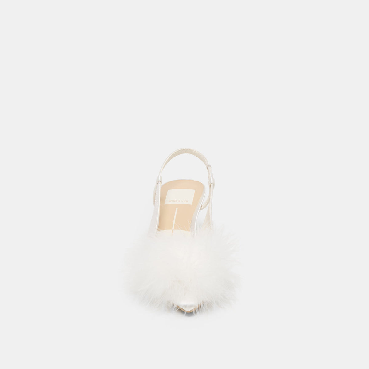 Dolce Vita SHOES Kamy True White Satin Heels