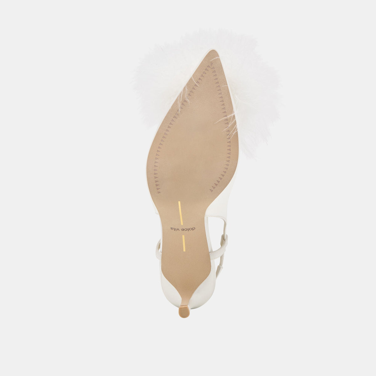 Dolce Vita SHOES Kamy True White Satin Heels