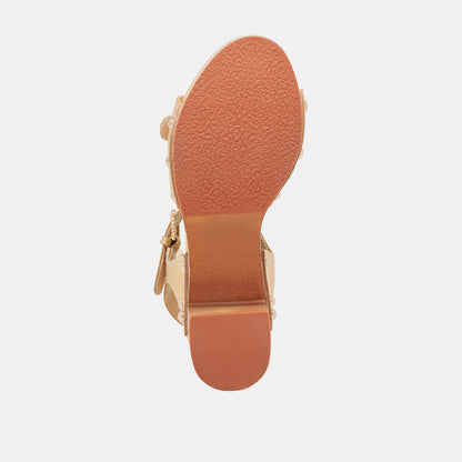 Dolce Vita SHOES YANDY HEELS GOLD LEATHER
 – Dolce Vita