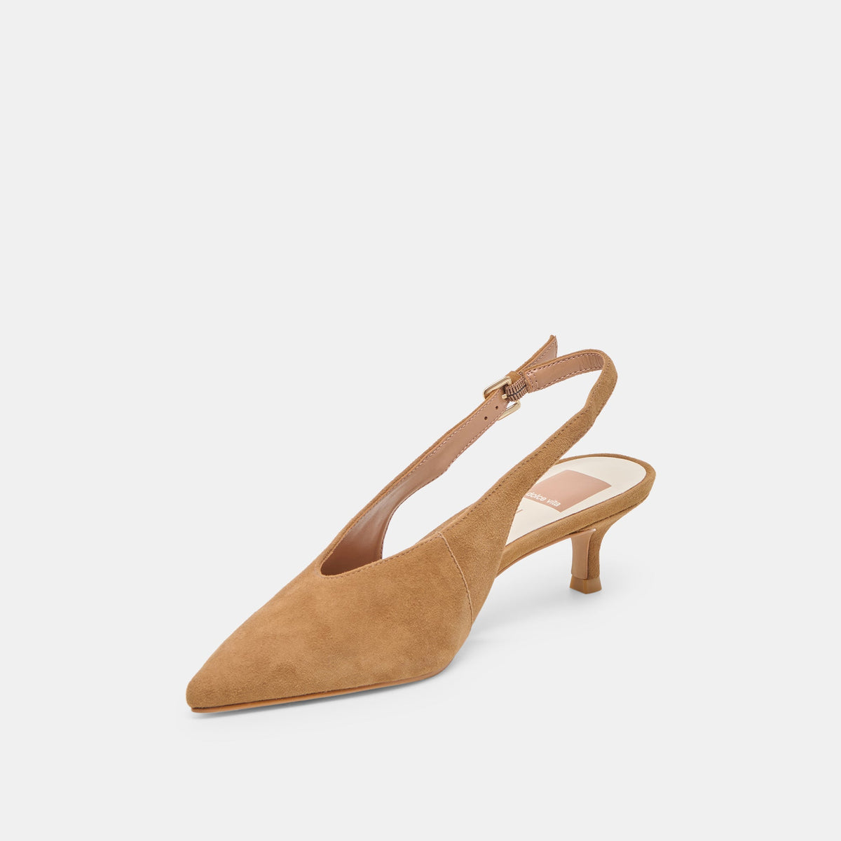 Dolce Vita SHOES Alenna Lt Brown Suede Heels