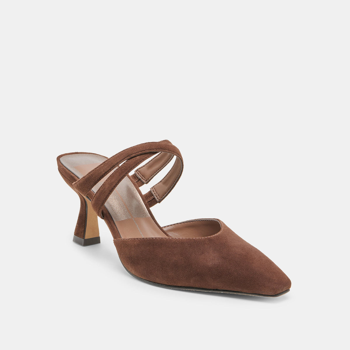 Dolce Vita SHOES Linore Dk Brown Suede Heels