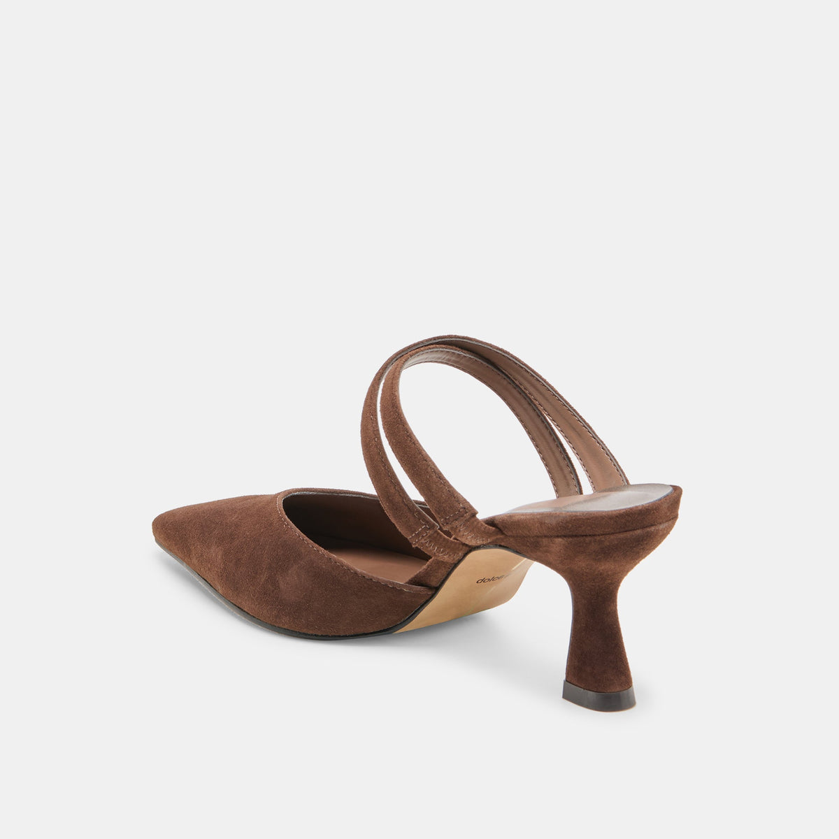 Dolce Vita SHOES Linore Dk Brown Suede Heels