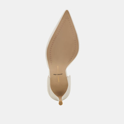 Dolce Vita SHOES ELOY HEELS WHITE LEATHER
 – Dolce Vita