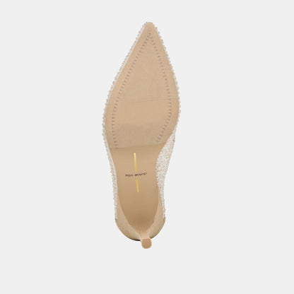 Dolce Vita SHOES Kashe Crystal Lt Gold Mesh Heels