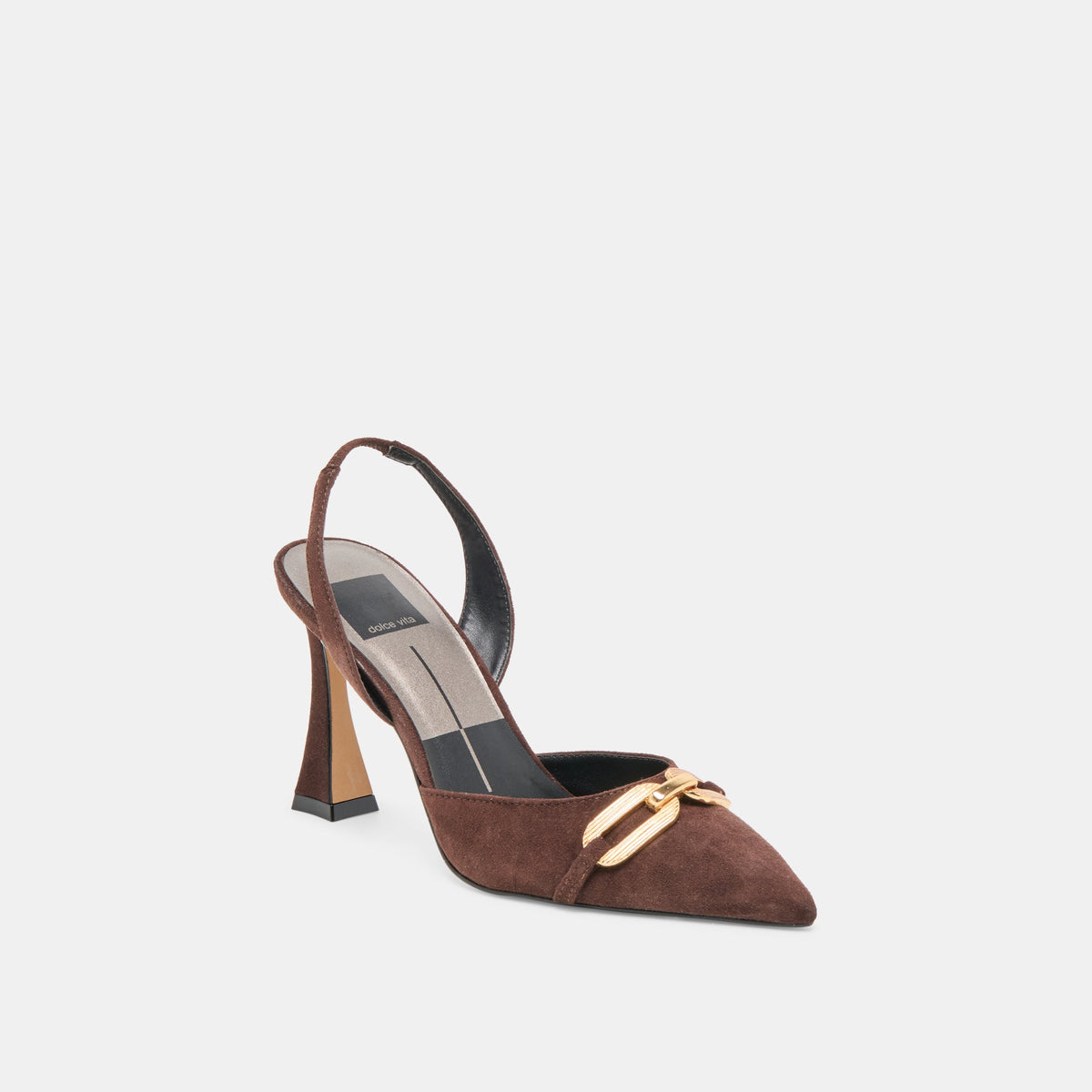Dolce Vita SHOES Malik Mahogany Nubuck Heels