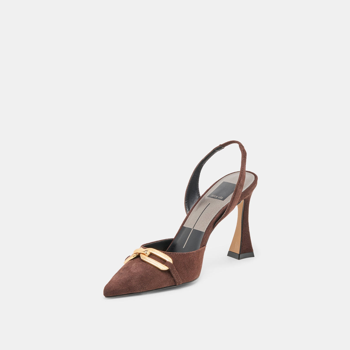 Dolce Vita SHOES Malik Mahogany Nubuck Heels