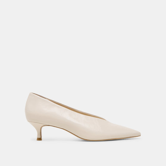 Dolce Vita SHOES ALWYN HEELS BONE CRINKLE PATENT
 – Dolce Vita