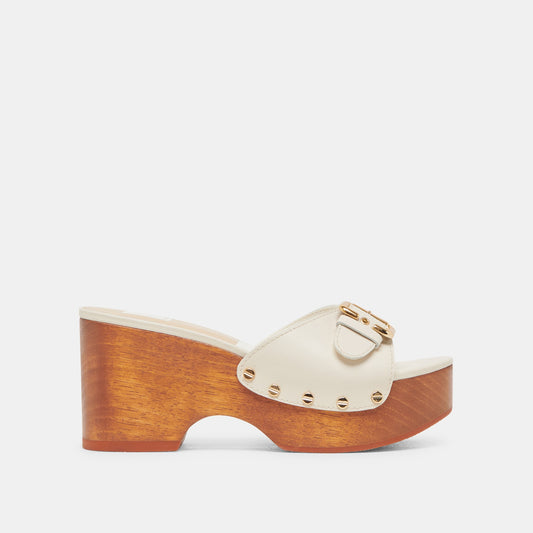 Dolce Vita SHOES YALAH HEELS OFF WHITE LEATHER
 – Dolce Vita