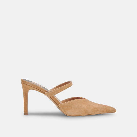 Dolce Vita SHOES KANIKA WIDE HEELS TAN SUEDE
 – Dolce Vita