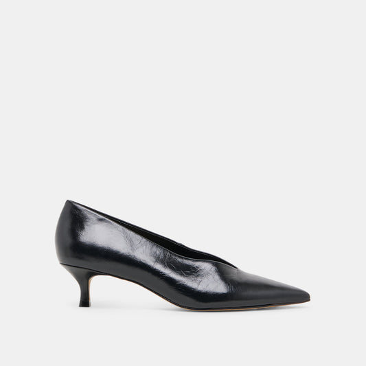 Dolce Vita SHOES ALWYN HEELS MIDNIGHT CRINKLE PATENT
 – Dolce Vita