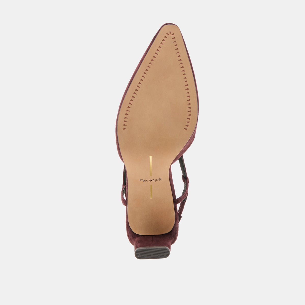 Dolce Vita SHOES Ginay Mulberry Suede Heels