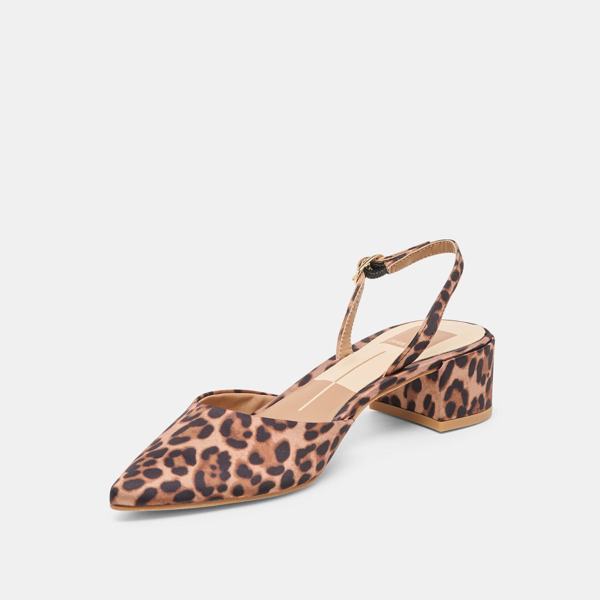 Dolce Vita SHOES Carel Dk Leopard Satin Heels