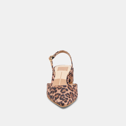 Dolce Vita SHOES Carel Dk Leopard Satin Heels