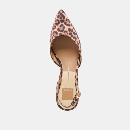 Dolce Vita SHOES Carel Dk Leopard Satin Heels