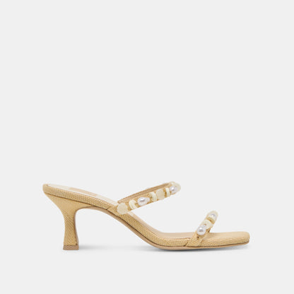 Dolce Vita SHOES GRASON HEELS LT NATURAL RAFFIA
 – Dolce Vita