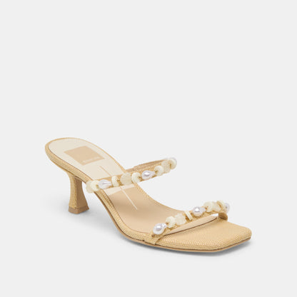 Dolce Vita SHOES GRASON HEELS LT NATURAL RAFFIA
 – Dolce Vita