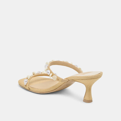 Dolce Vita SHOES GRASON HEELS LT NATURAL RAFFIA
 – Dolce Vita