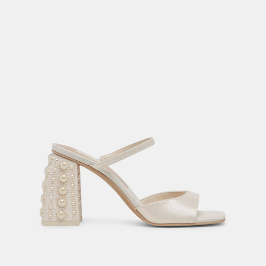 Dolce Vita SHOES JEMMY PEARL HEELS VANILLA SILK
 – Dolce Vita