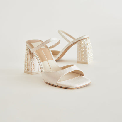 Dolce Vita SHOES JEMMY PEARL HEELS VANILLA SILK
 – Dolce Vita