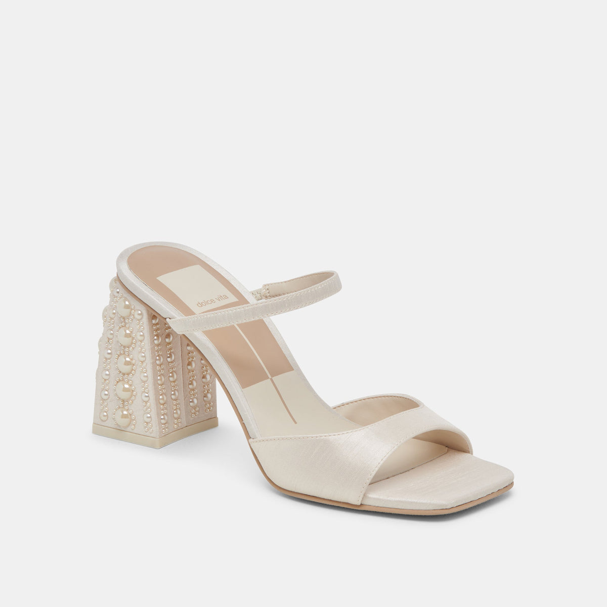 Dolce Vita SHOES JEMMY PEARL HEELS VANILLA SILK
 – Dolce Vita
