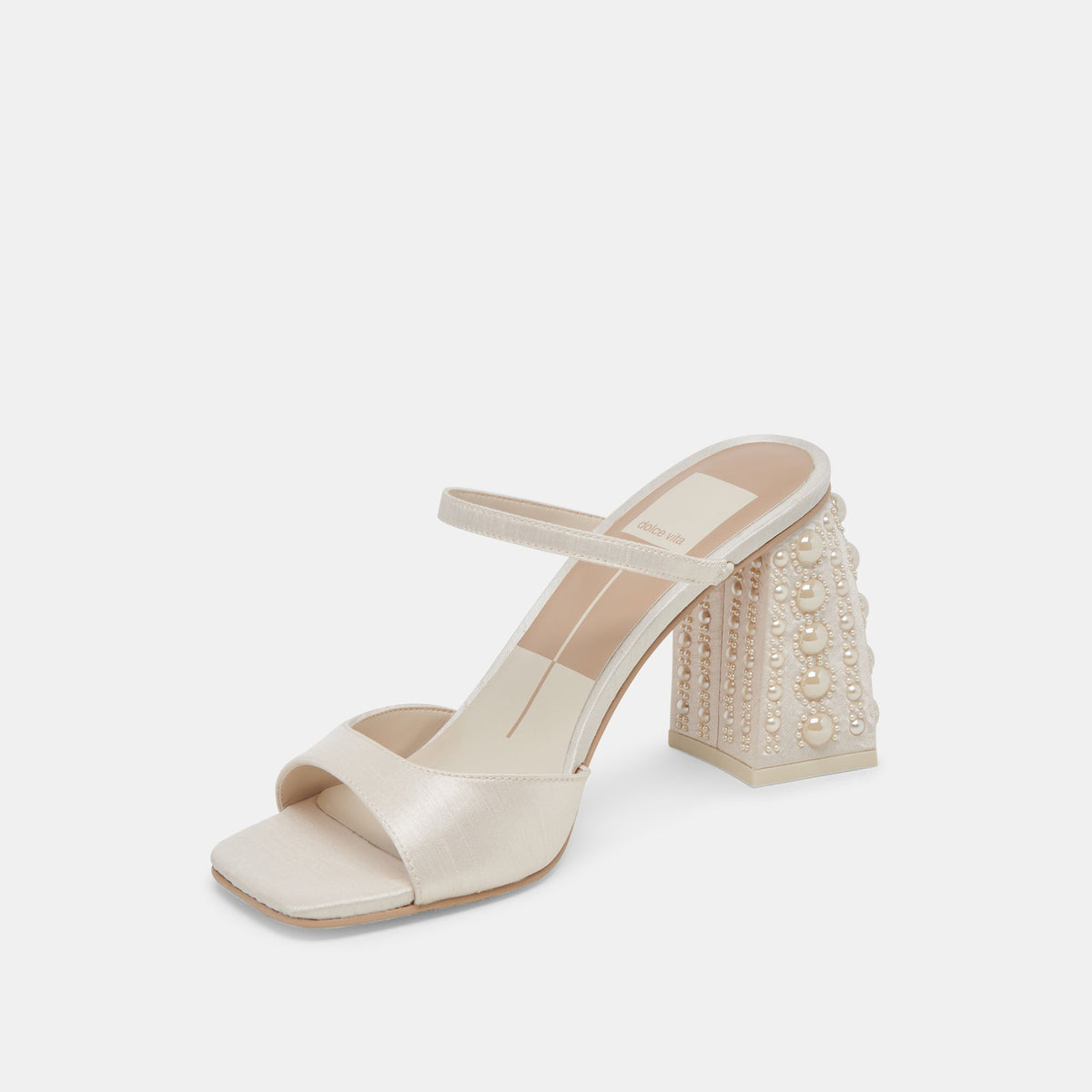 Dolce Vita SHOES JEMMY PEARL HEELS VANILLA SILK
 – Dolce Vita