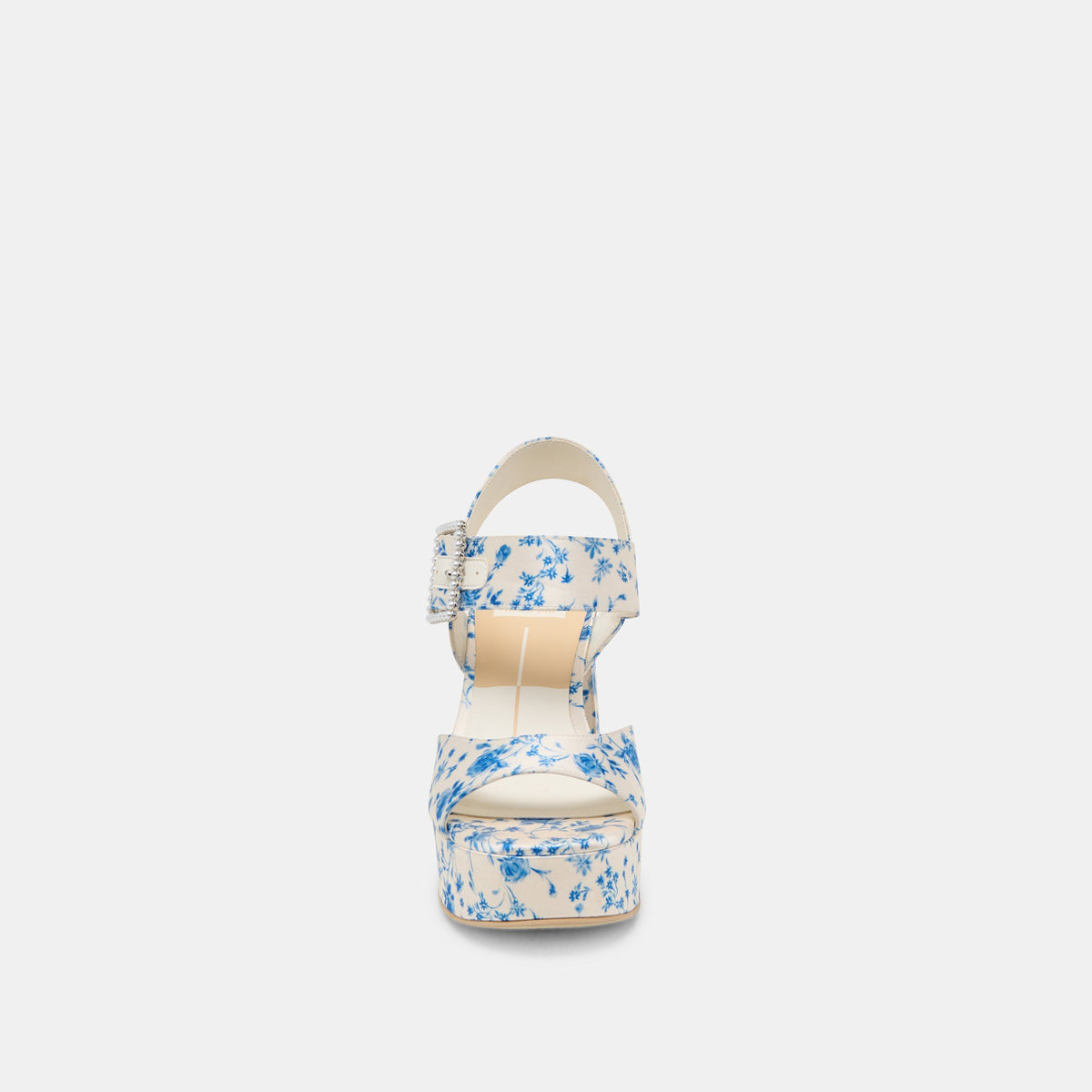 Dolce Vita SHOES Bobby Pearl Blue Floral Satin Heels