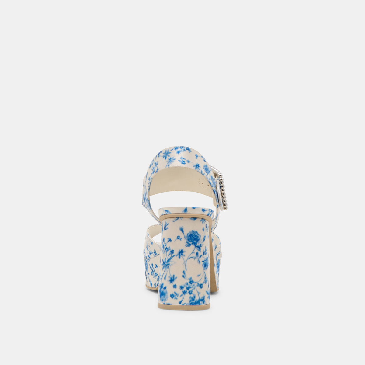 Dolce Vita SHOES Bobby Pearl Blue Floral Satin Heels