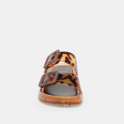 Dolce Vita SHOES Julio Tortoise Vinyl Sandals
