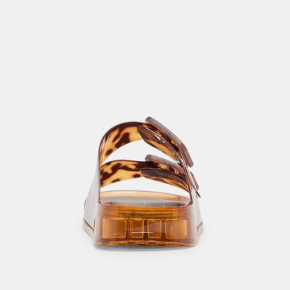 Dolce Vita SHOES Julio Tortoise Vinyl Sandals