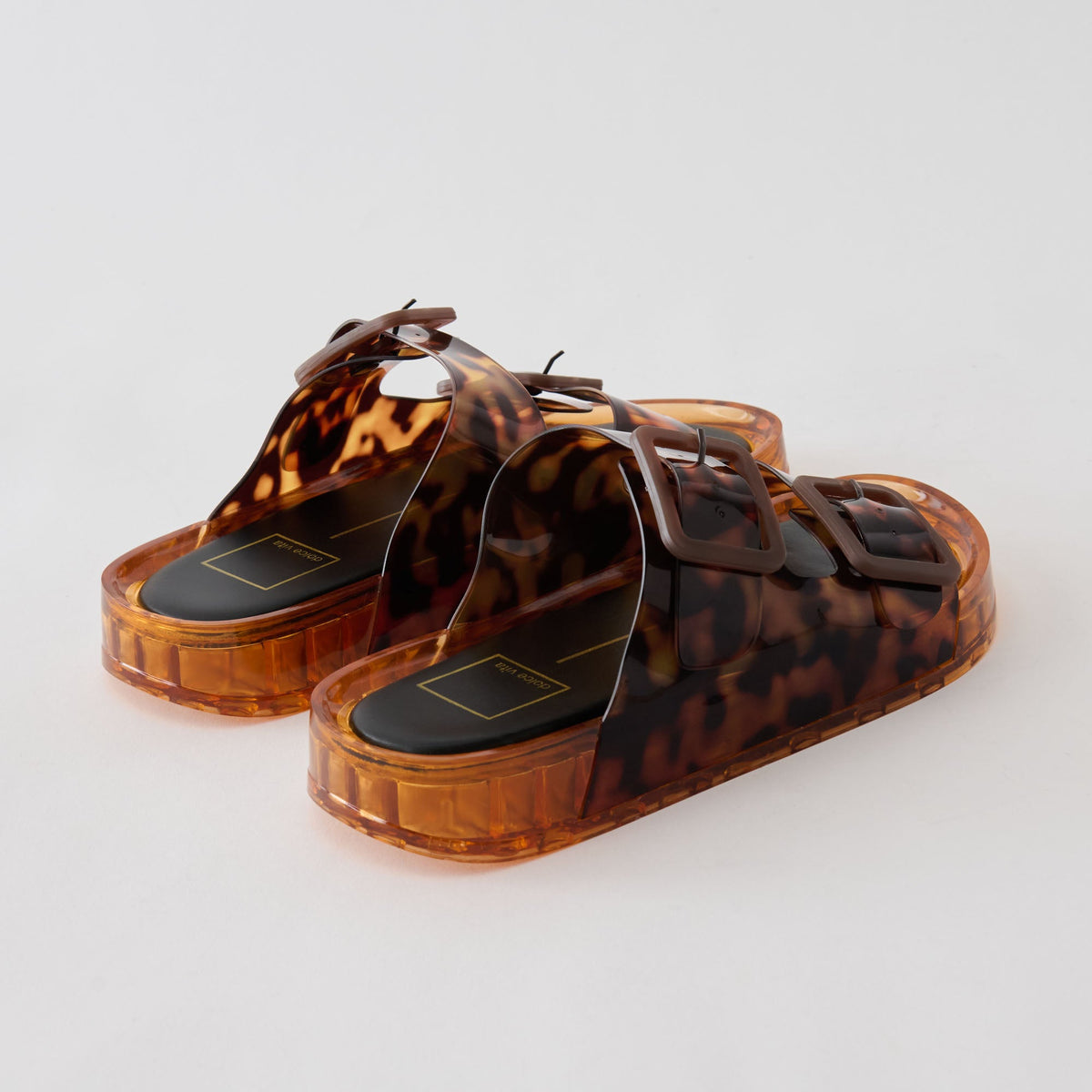Dolce Vita SHOES Julio Tortoise Vinyl Sandals