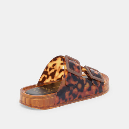 Dolce Vita SHOES Julio Tortoise Vinyl Sandals