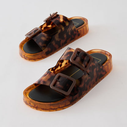 Dolce Vita SHOES Julio Tortoise Vinyl Sandals