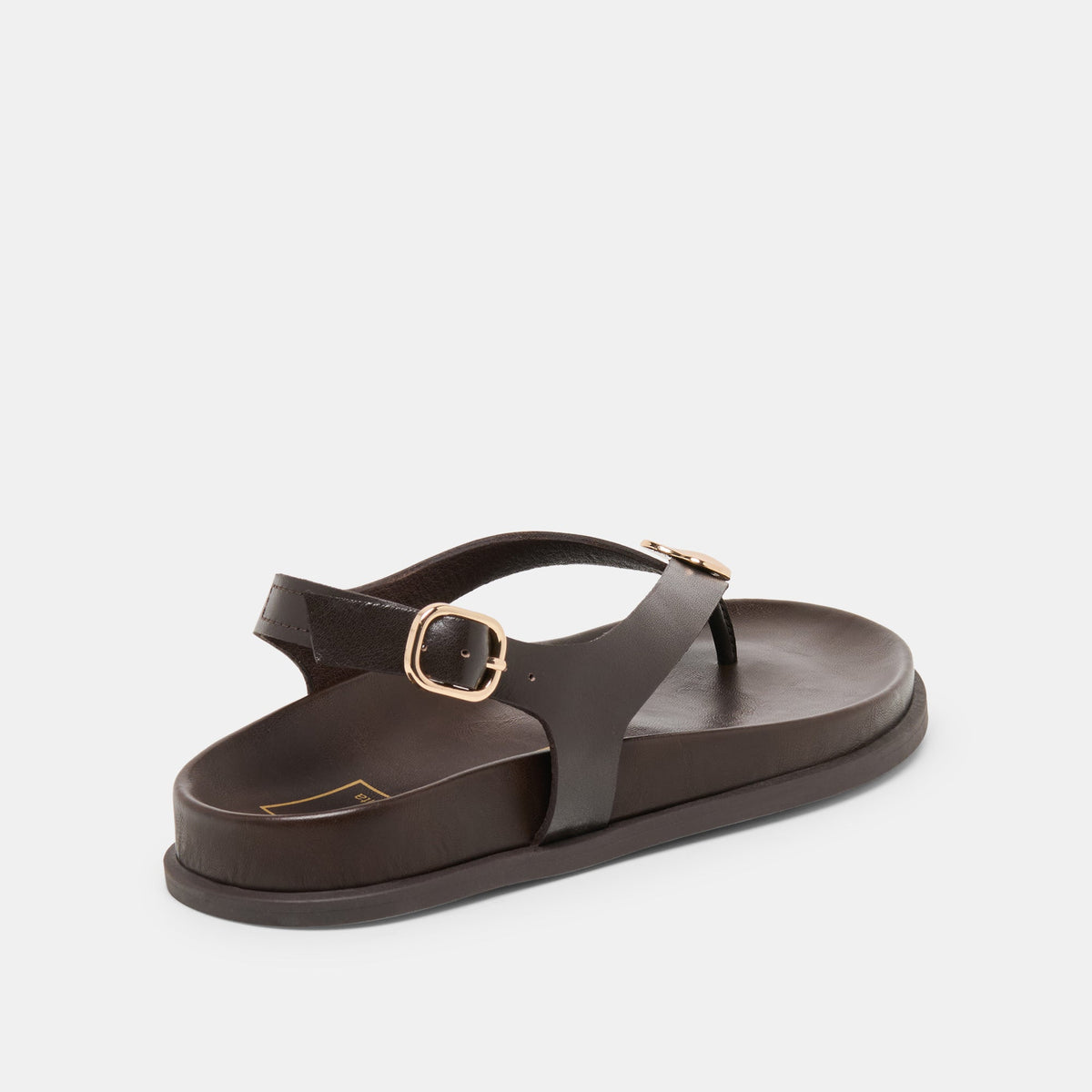 Dolce Vita SHOES Jony Dk Brown Leather Sandals