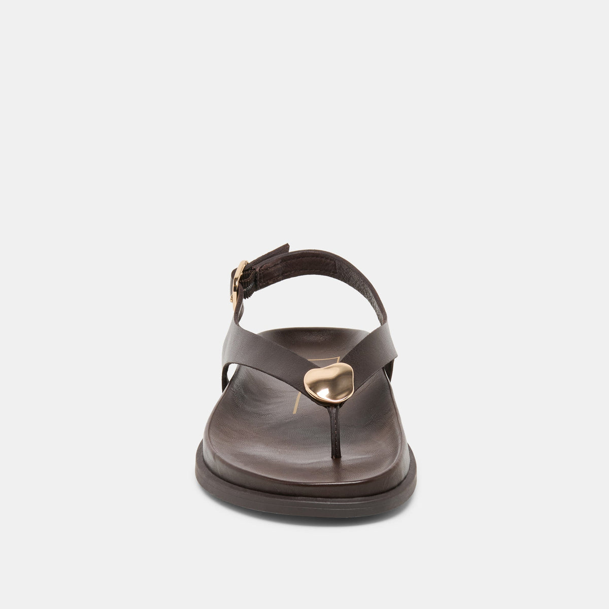 Dolce Vita SHOES Jony Dk Brown Leather Sandals