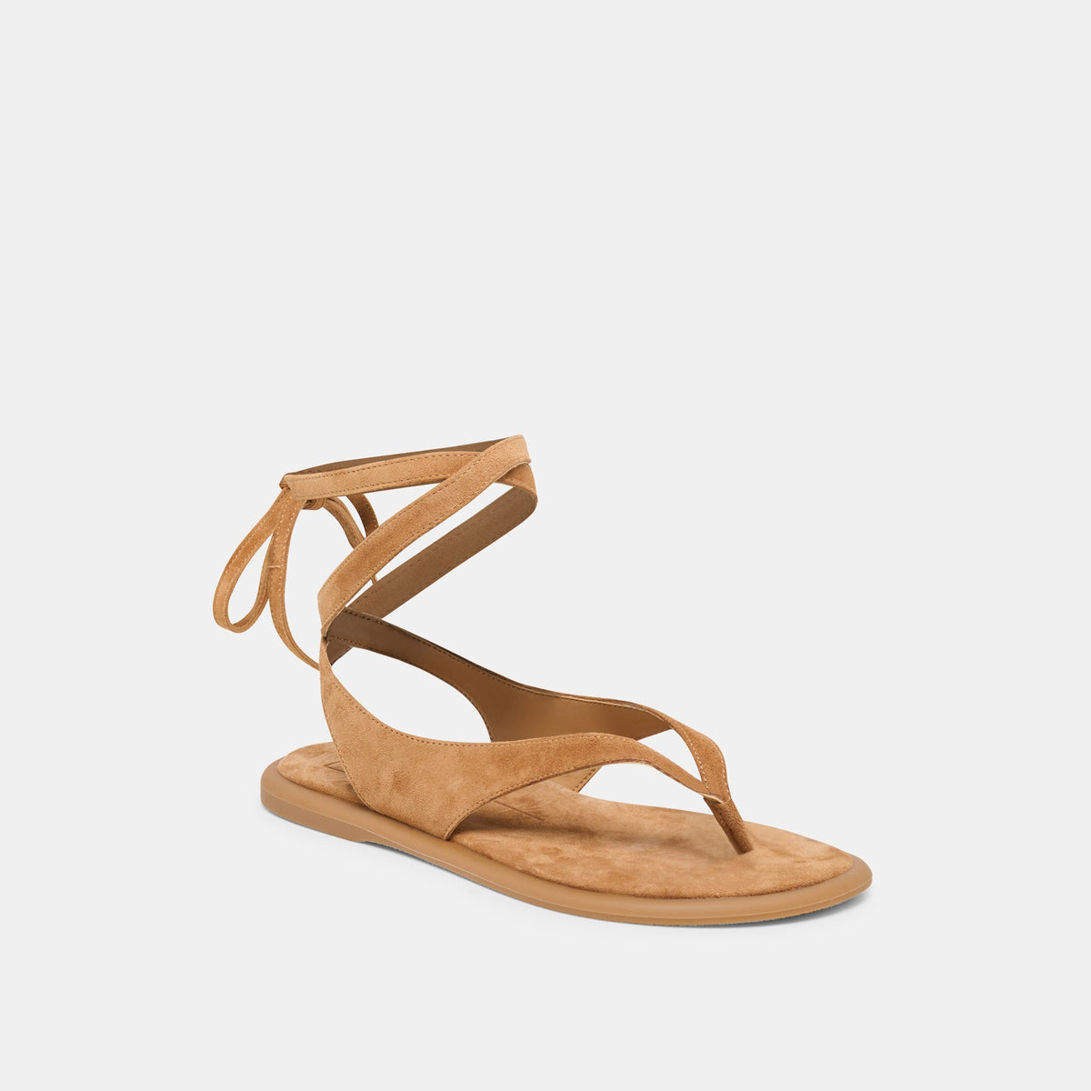 Dolce Vita SHOES Jayden Teak Suede Sandals