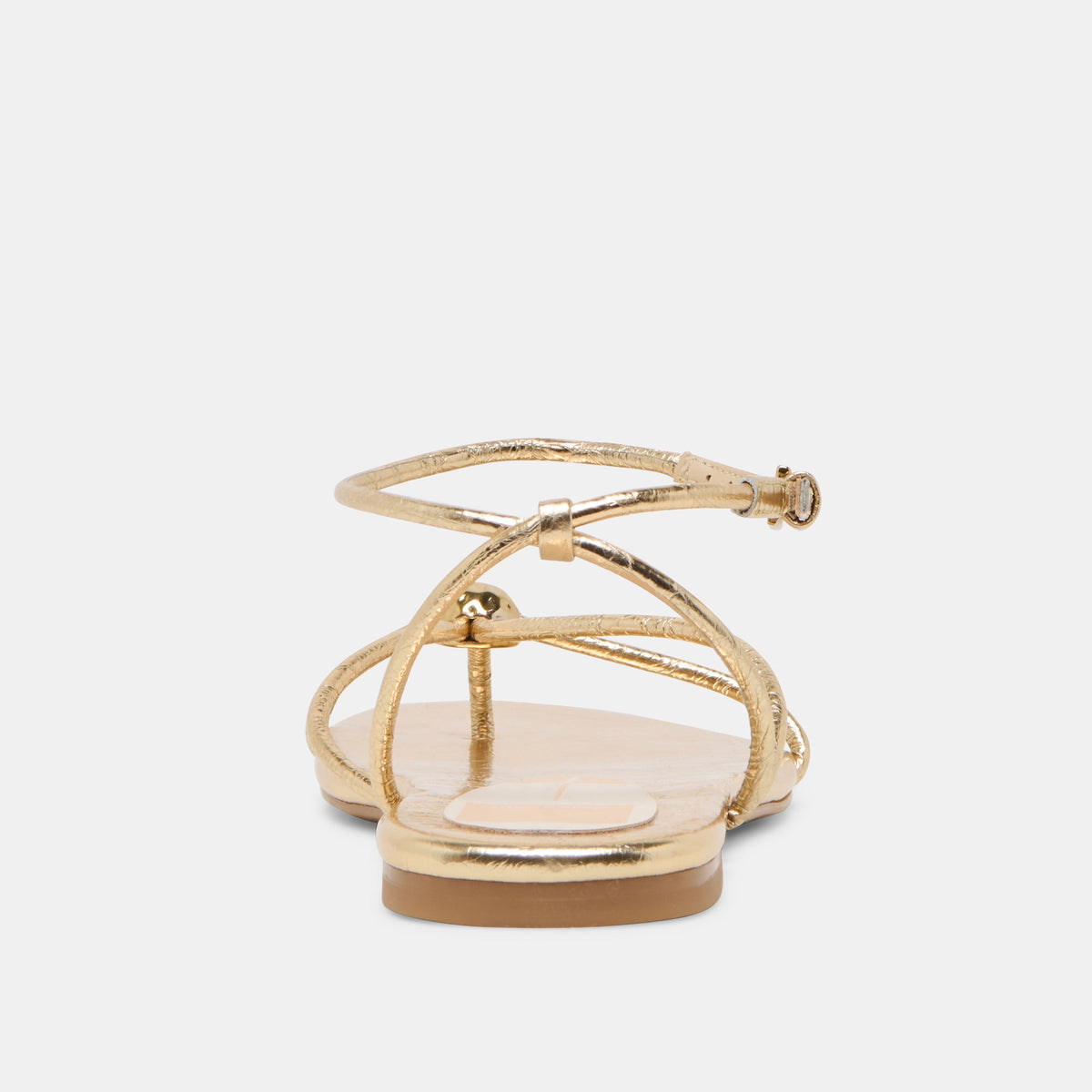 Dolce Vita SHOES Kenley Gold Leather Sandals