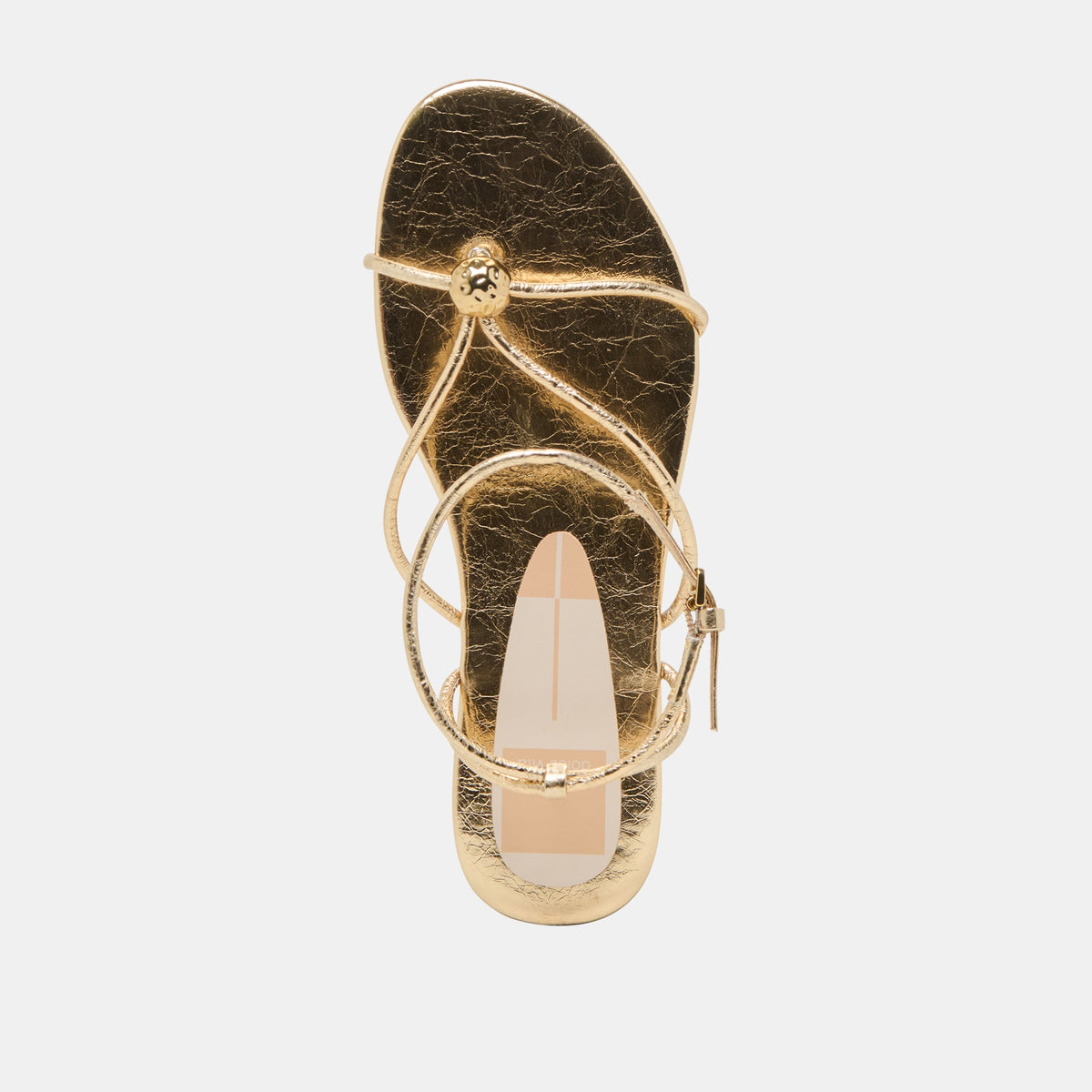 Dolce Vita SHOES Kenley Gold Leather Sandals