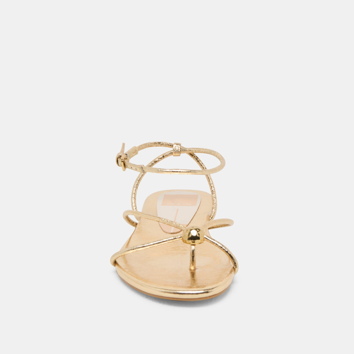 Dolce Vita SHOES Kenley Gold Leather Sandals