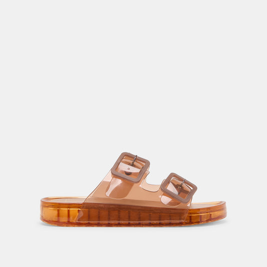 Dolce Vita SHOES Julio Whiskey Vinyl Sandals